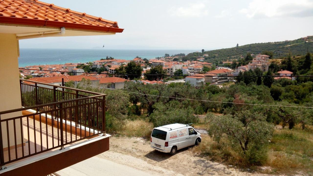 Villa Panorama Hotel Polychrono Ngoại thất bức ảnh